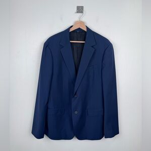 Bonobos Men Athletic Wool Navy Blue Suit Jacket Blazer 42R